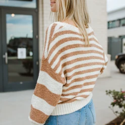 Entro Tops Ginger Soft Striped Sweater