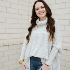 Cherish Tara Knit Drawstring Top