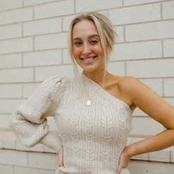 Entro Knox One Shoulder Sweater