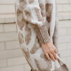 Entro Fine Time Leopard Cardigan