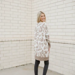 Entro Fine Time Leopard Cardigan