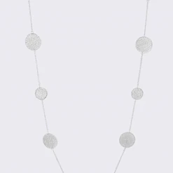 TRENDY Wholesale Long Medallion Charm Necklace