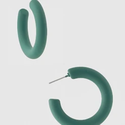 TRENDY Wholesale Clay Hoop Earrings