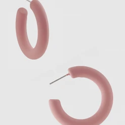 TRENDY Wholesale Clay Hoop Earrings