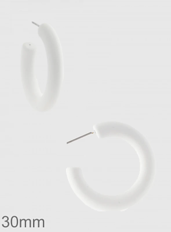 TRENDY Wholesale Clay Hoop Earrings - Lightweight Boho Jewelry for Women 5 TRENDY Wholesale Clay Hoop Earrings