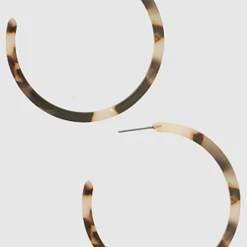 TRENDY Wholesale Lightweight Tortoise Hoops Jewelry
