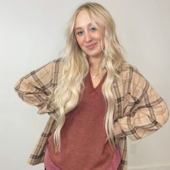 Entro Ashley Waffle Knit Top Tops