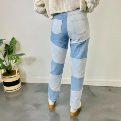 Le Lis Bottoms Chelsea Two Tone Jeans