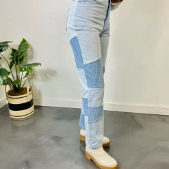 Le Lis Bottoms Chelsea Two Tone Jeans