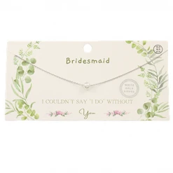 Golden Stella Jewelry Bridesmaid Pearl Necklace