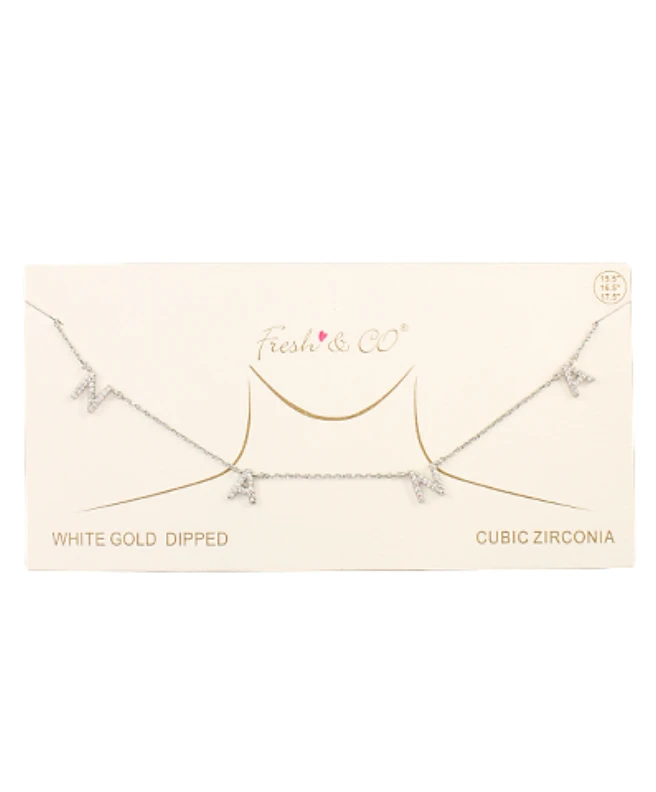 Golden Stella Dainty CZ Grandma Necklace - Elegant Jewelry for Women 8 Golden Stella Dainty CZ Grandma Necklace Jewelry