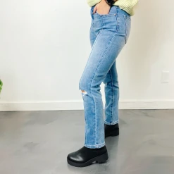 KanCan Bottoms Bailey Straight Leg Jeans