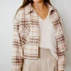 HYFVE Ginger Plaid Oversized Jacket