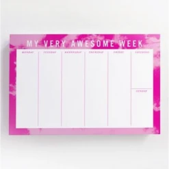 Live Love Studio Weekly Notepad Lifestyle