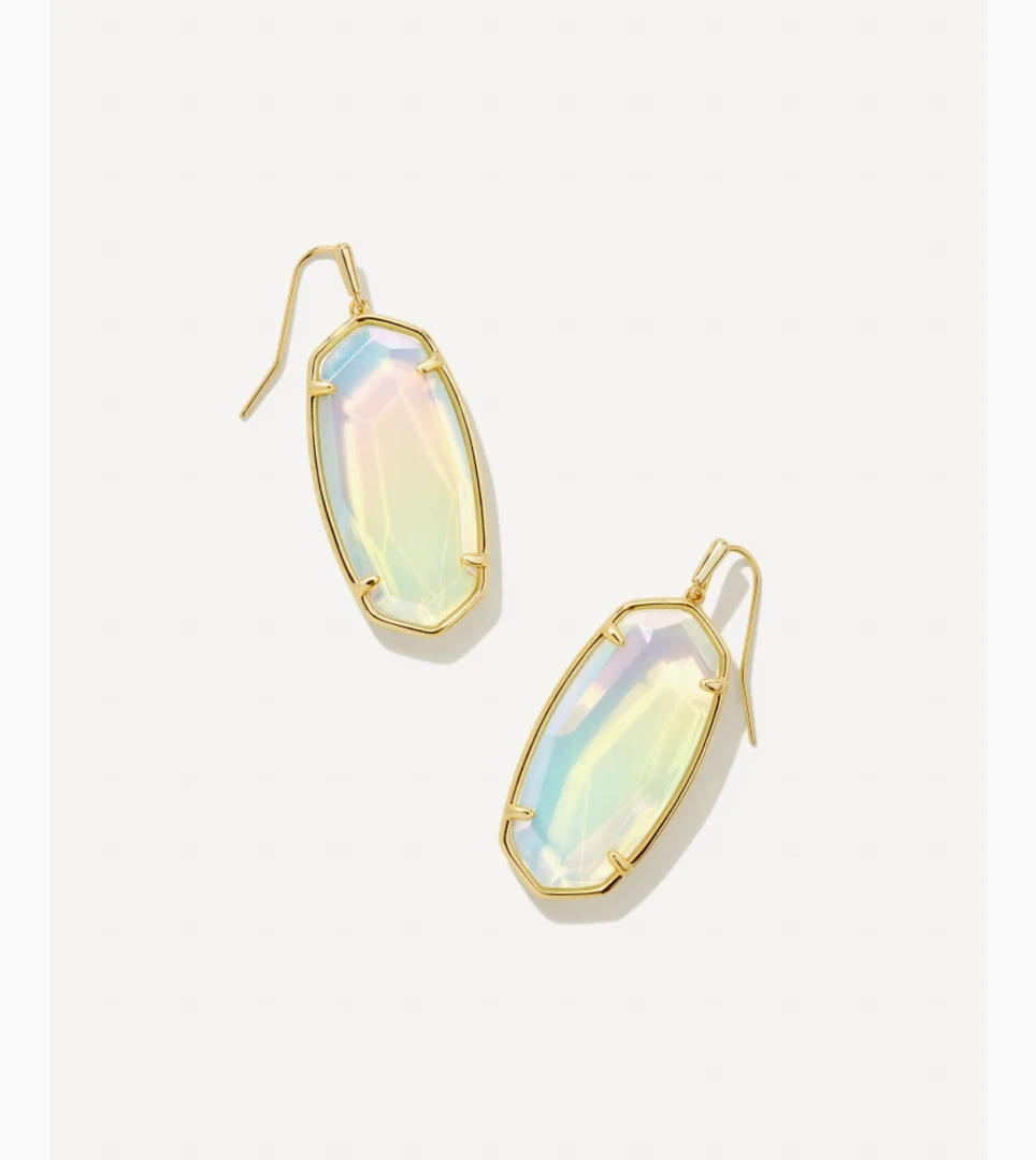 Kendra Scott Faceted Elle Gold Drop Earrings | Elegant Jewelry for Women 3 Kendra Scott Faceted Elle Gold Drop Earrings
