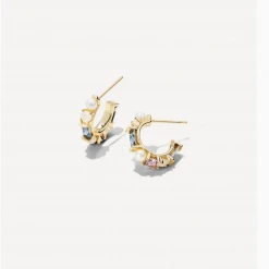 Kendra Scott Madelyn Gold Huggie Earrings Jewelry