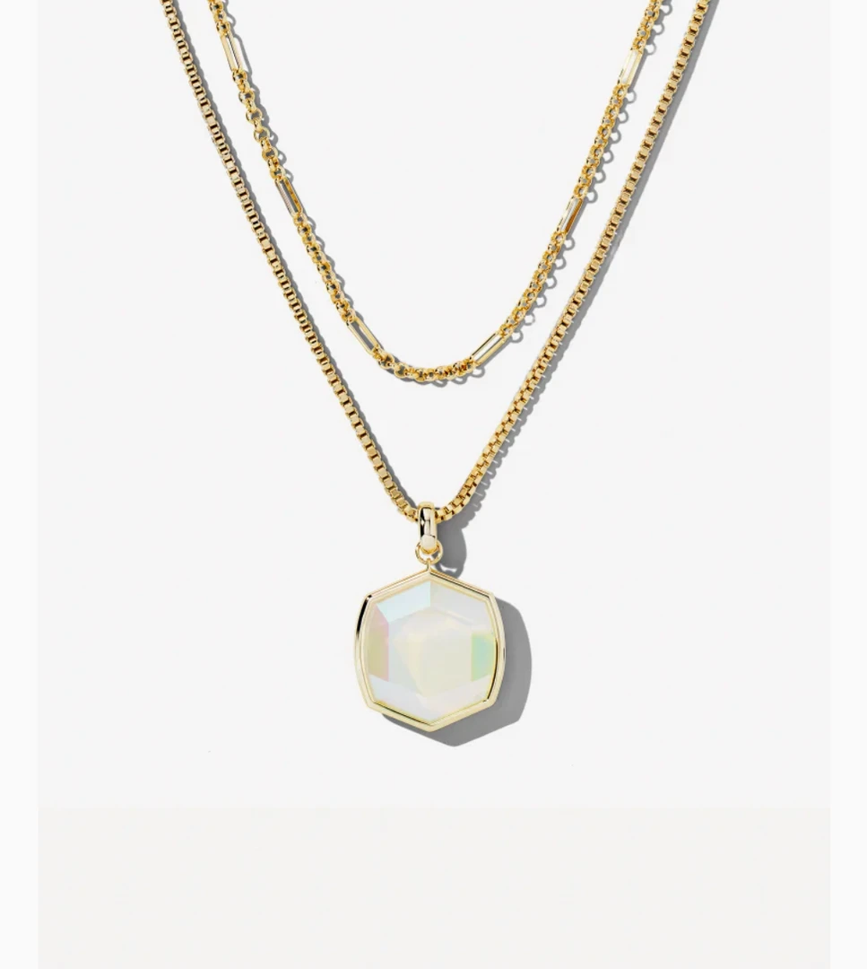 Kendra Scott Davis Chain Triple Strand Necklace | Elegant Layered Jewelry for Women 5 Kendra Scott Jewelry Davis Chain Triple Strand Necklace