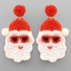Golden Stella Santa Sunglasses Earrings Jewelry