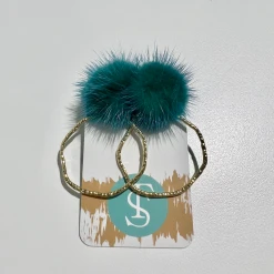 Taylor Shaye Designs Puff Top Hoops - Stylish Gold-Plated Earrings for Women 9 Taylor Shaye Designs Puff Top Hoops