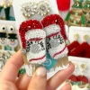 Taylor Shaye Designs Santa Claws Beaded Earrings | Festive Holiday Jewelry | Handmade Accessories 1 Taylor Shaye Designs Jewelry Santa Claws Beaded Earrings