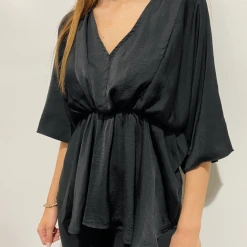 Glam Reese Kimono Sleeve Blouse Tops