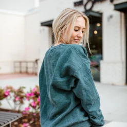 Sweet Claire Inc Swank Smiley Sweatshirt Tops