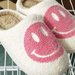 Ark & Co Fuzzy Smile Slippers Lifestyle