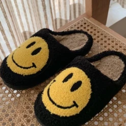 Ark & Co Fuzzy Smile Slippers Lifestyle