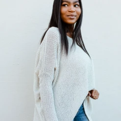 Fantastic Fawn Hope Loose Knit Sweater Top