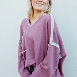 Fantastic Fawn Lucy Oversized Knit Top Tops