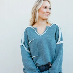 Fantastic Fawn Lucy Oversized Knit Top Tops