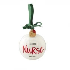 Mudpie Best Nurse Ornament Lifestyle