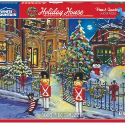 White Mountain Lifestyle Holiday House Jigsaw Puzzle