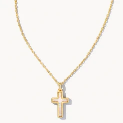 Kendra Scott Cross Pendant Necklace Jewelry