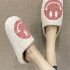 Melody Retro Fuzzy Smile Slippers Gifts
