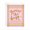 BloomWolf Studio Best Stripes Greeting Card Lifestyle