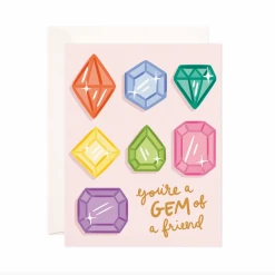 BloomWolf Studio Gem Of A Friend Greeting Card Lifestyle