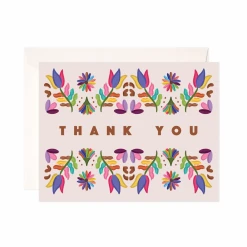 BloomWolf Studio Lifestyle Folk Thank You Greeting Card