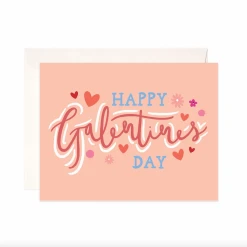 BloomWolf Studio Lifestyle Happy Galentine's Day Greeting Card