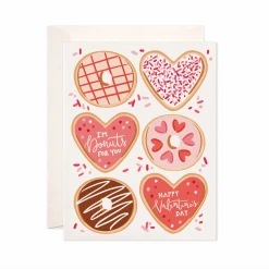 BloomWolf Studio Lifestyle Valentine Donuts Greeting Card