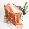 Fashion City Lifestyle H Pattern Luxury Throw Blanket