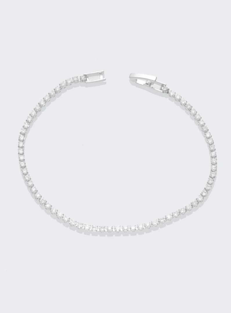 TRENDY Wholesale Dainty CZ Tennis Bracelet for Women - Elegant Jewelry Accessory 5 TRENDY Wholesale Jewelry Dainty CZ Tennis Bracelet