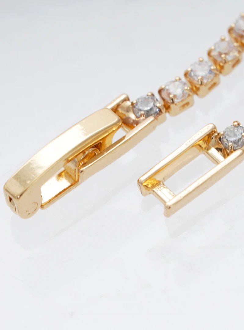 TRENDY Wholesale Dainty CZ Tennis Bracelet for Women - Elegant Jewelry Accessory 4 TRENDY Wholesale Jewelry Dainty CZ Tennis Bracelet