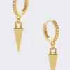 Trendy Wholsale Jewelry Arrow Head Huggie Earrings