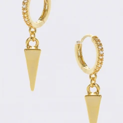 Trendy Wholsale Jewelry Arrow Head Huggie Earrings