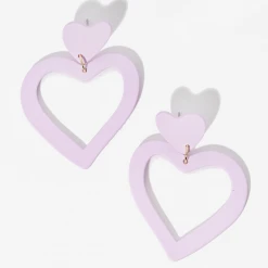 TRENDY Wholesale Clay Heart Earrings - Stylish Handmade Jewelry for Women 9 TRENDY Wholesale Clay Heart Earrings