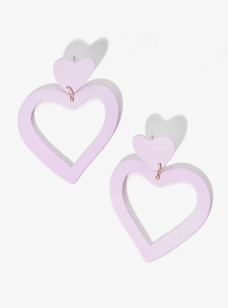 TRENDY Wholesale Clay Heart Earrings - Stylish Handmade Jewelry for Women 5 TRENDY Wholesale Clay Heart Earrings