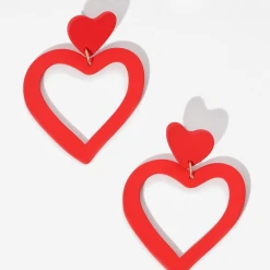 TRENDY Wholesale Clay Heart Earrings - Stylish Handmade Jewelry for Women 11 TRENDY Wholesale Clay Heart Earrings