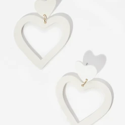 TRENDY Wholesale Clay Heart Earrings - Stylish Handmade Jewelry for Women 10 TRENDY Wholesale Clay Heart Earrings