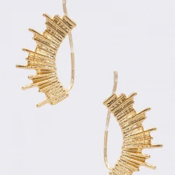 TRENDY Wholesale Sunburst Ear Climber Earrings